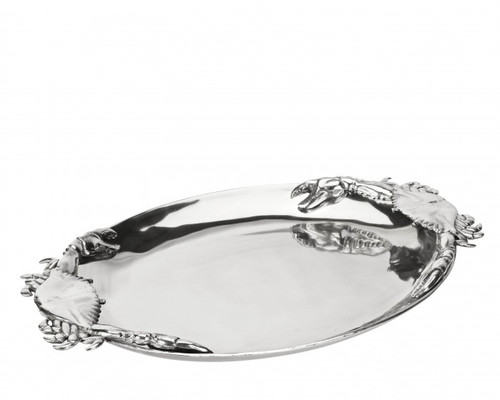 Crab Oval Platter by Arthur Court