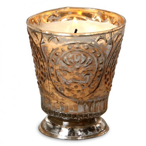 Champagne Mercury Bourbon Vanilla 8 oz. Fleur de Lys Candle by Himalayan Candles