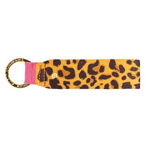 Leopard Cream Keyfob by Simply Southern