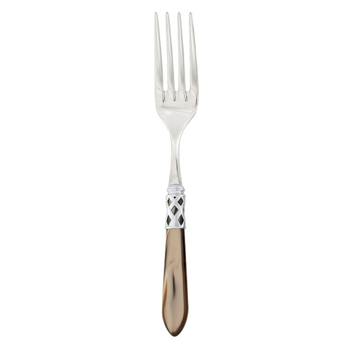 Vietri Aladdin Brilliant Taupe Serving Fork