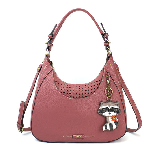 Rose Raccoon Sweet Hobo Tote by Chala