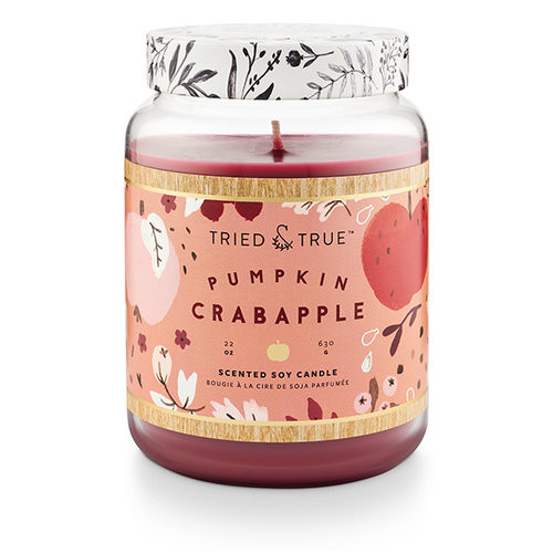 Pumpkin Crabapple 22.2 oz. XL Jar Candle by Tried & True