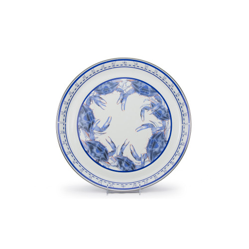 Blue Crab Medium Serving Tray by Golden Rabbit