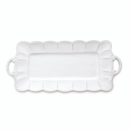 Bella Bianca Rectangular Tray - Arte Italica