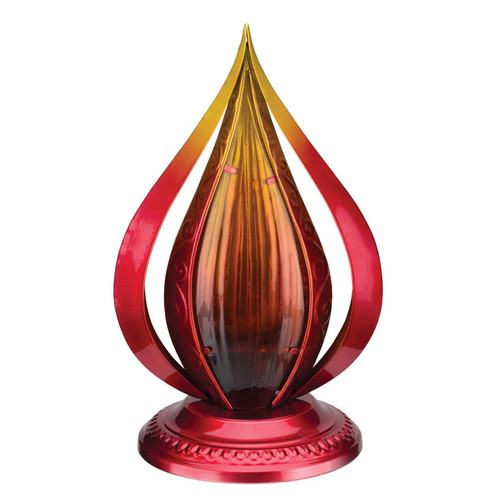 Blaze Table Lantern - Red by Regal Art & Gift