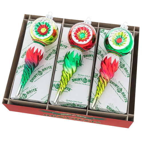 Holiday Splendor 3 Count 7" Reflector Icicles by Christopher Radko