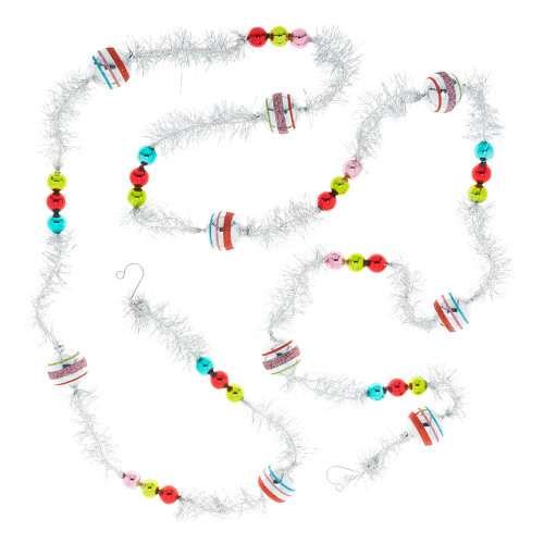 Festive Fete 1 Count 7' Tinsel Garland by Christopher Radko