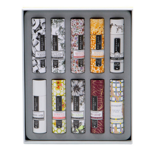 Assorted Scents 10 Piece Lip Balm Set by Beekman 1802