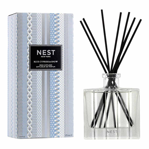 Blue Cypress and Snow 5.9 fl oz. Reed Diffuser by NEST