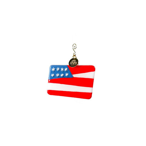 Flag Shaped Ornament by Happy Everything!