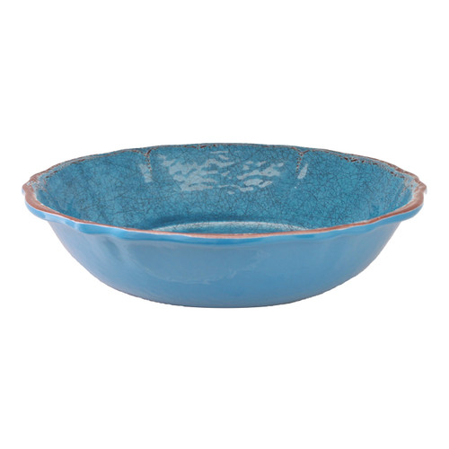Antiqua Blue 10" Salad Bowl for Two by Le Cadeaux