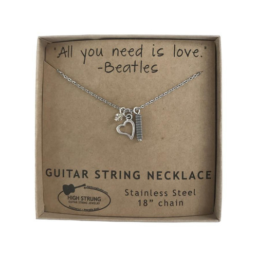 Beatles Quote Necklace by High Strung Studios