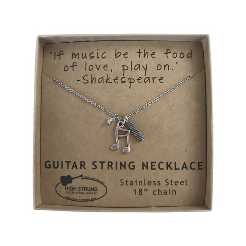 Shakespear Quote Necklace by High Strung Studios