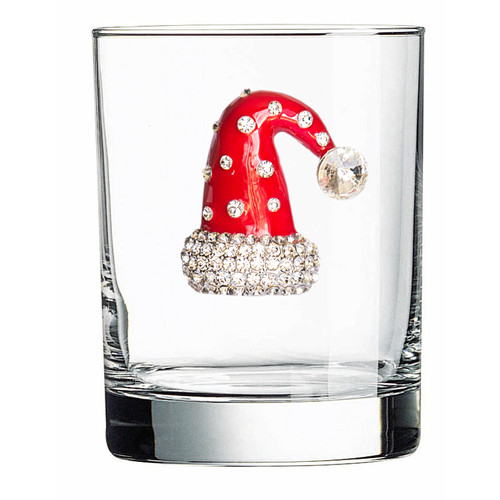 Christmas Hat Jeweled Double Old Fashioned by The Queens' Jewels