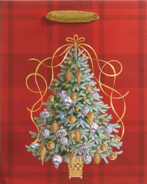 Golden Tannenbaum Medium Tote Bag by Design Design Golden Tannenbaum Medium Tote Bag by Design Design