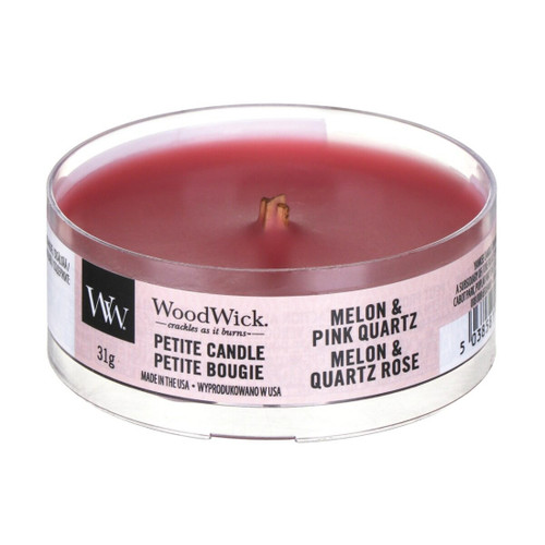 WoodWick Melon & Pink Quartz Petite Candle