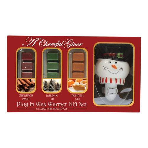 Snowman Plug-In Warmer Gift Set by A Cheerful Giver