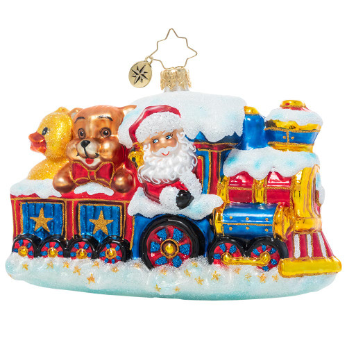 Choo Choo Express Ornament by Christopher Radko Choo Choo Express Ornament by Christopher Radko
