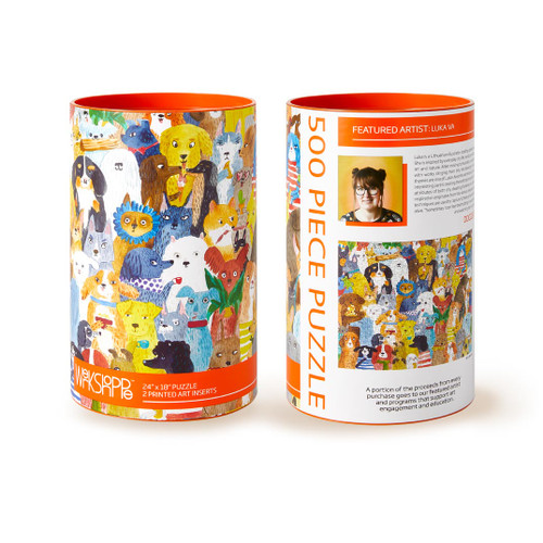 500-Pieces Doggie Day Care Puzzle by WerkShoppe 500-Pieces Doggie Day Care Puzzle by WerkShoppe