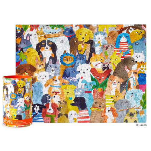 500-Pieces Doggie Day Care Puzzle by WerkShoppe 500-Pieces Doggie Day Care Puzzle by WerkShoppe