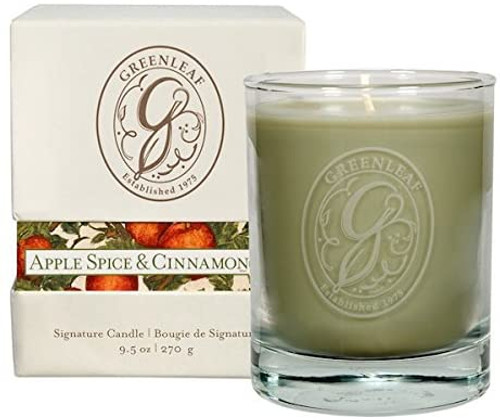 Apple Spice & Cinnamon Signature Candle by Greenleaf