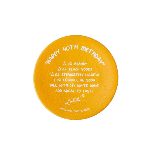 Happy 40th Birthday Wine Glass by Lolita
