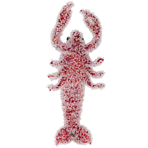 Beaded Lobster Ornament by Kat & Annie