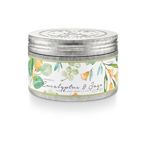 Eucalyptus & Sage Large Tin Candle by Tried and True