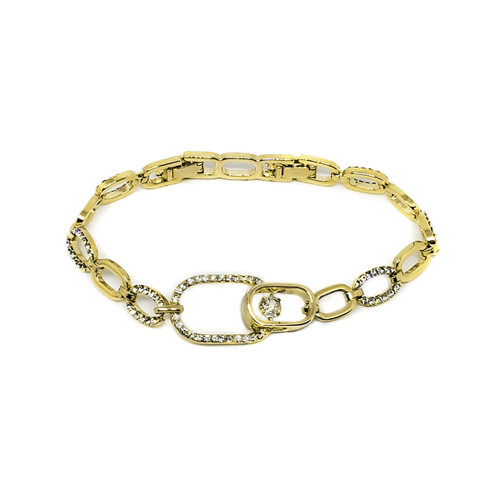 Gold Oval Link Bracelet by Kelsey B