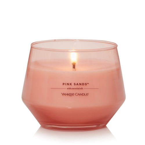 Pink Sands 10 Oz. Colored Glass Candle by Yankee Candle
