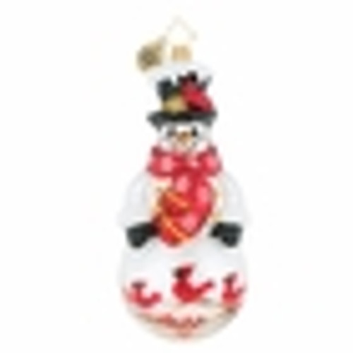 Christmas Cardinal Keeper Ornament by Christopher Radko