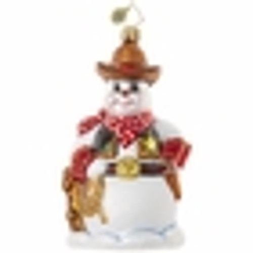 High Falootin&apos; Sheriff Ornament by Christopher Radko