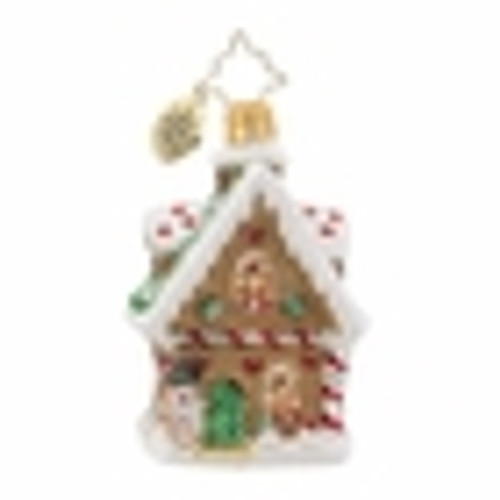 Sweet Ginger Cottage Little Gem Ornament by Christopher Radko