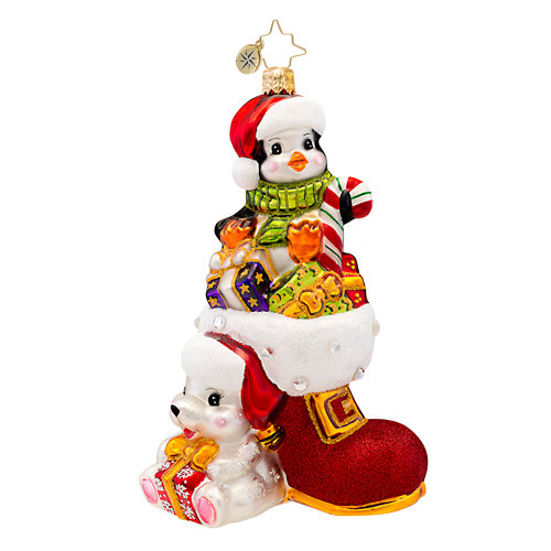 Lovable Duo Ornament by Christopher Radko