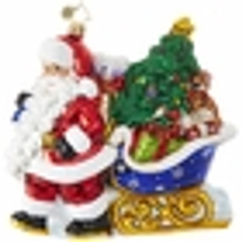 Luge Full of Gifts Ornament by Christopher Radko