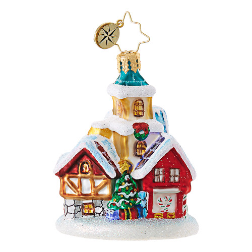 St. Nicholas Lane Little Gem Ornament by Christopher Radko