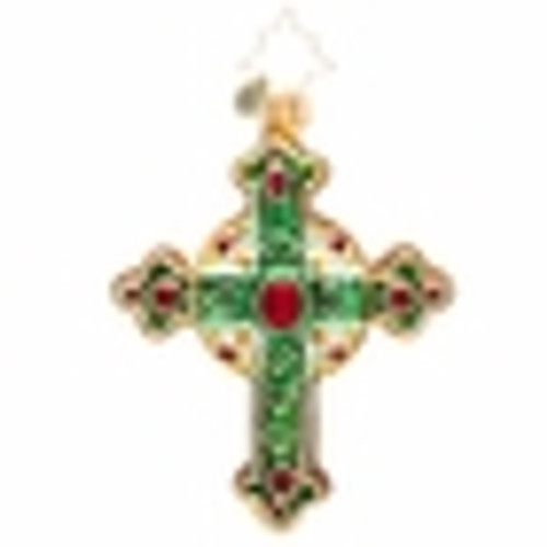 Traditional Rood Little Gem Ornament by Christopher Radko