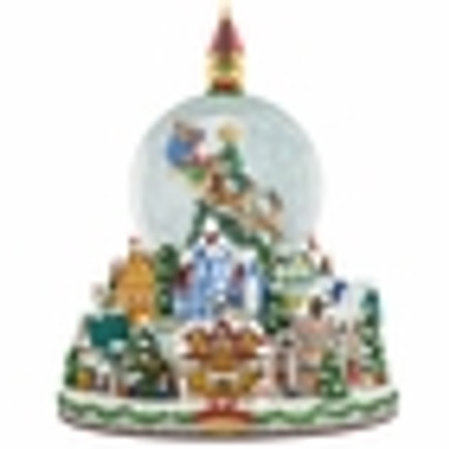 Flying Into Town Snowglobe by Christopher Radko Flying Into Town Snowglobe by Christopher Radko