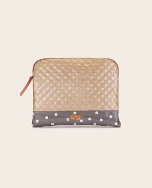 Champagne Candy Crush Portfolio Clutch by Consuela