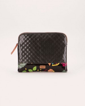 Smoke Candy Crush Portfolio Clutch by Consuela