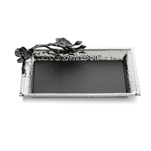 Black Orchid Vanity Tray by Michael Aram