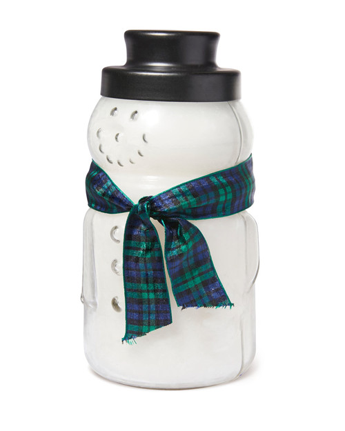 Holly Tree 24 oz Large Snowman Jar by A Cheerful Giver