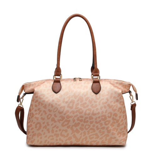 Cheetah - Rose River Duffel Bag by Jen & Co.