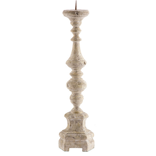 White Roma Candlestick by Aidan Gray