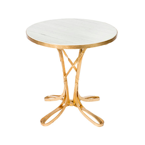 Gold Ribbon Side Table by Aidan Gray