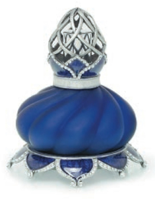 Sapphire Frost Fragrance Lamp by Alexandria's