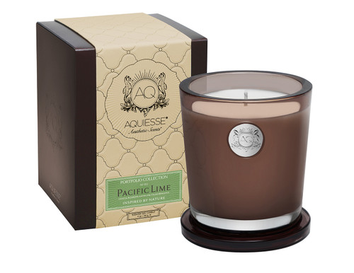 Pacific Lime Large Soy Candle by Aquiesse