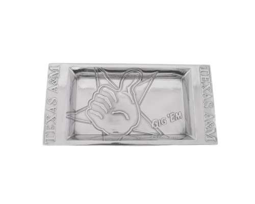 Texas A&M University 6" x 12" Tray by Arthur Court