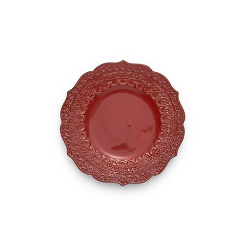 Finezza Rosso Canape Plate - Arte Italica