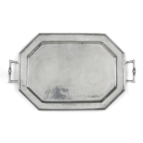 Peltro Octagonal Tray - Arte Italica